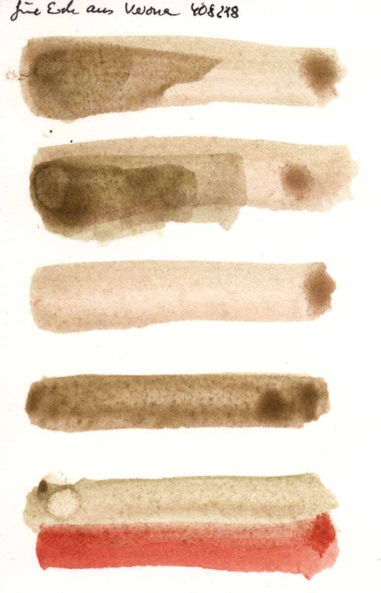 Kremer akvarel - zelená země z Verony (plast, 3 x 1,8 x 1 cm)